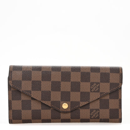 Louis Vuitton Damier Ebene Sarah Wallet NM 1 of 10