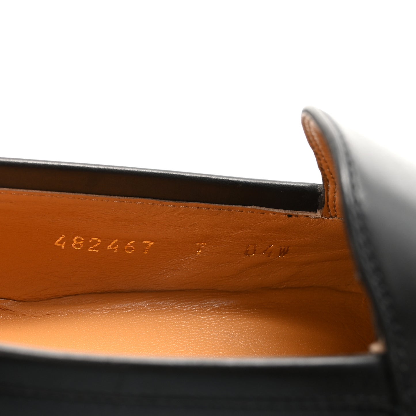 Calfskin Horsebit Mens Jordaan Loafers 7 Black