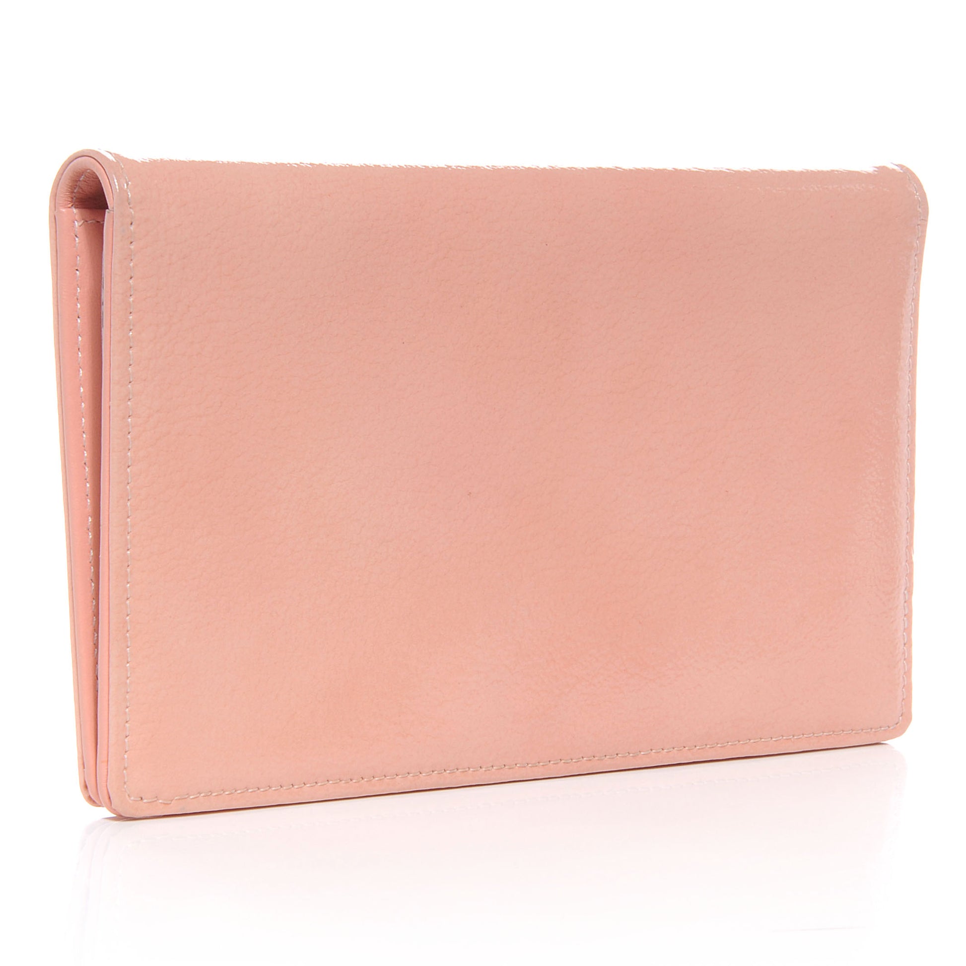 Chanel CC Patent Passport Wallet Pink 3 of 9
