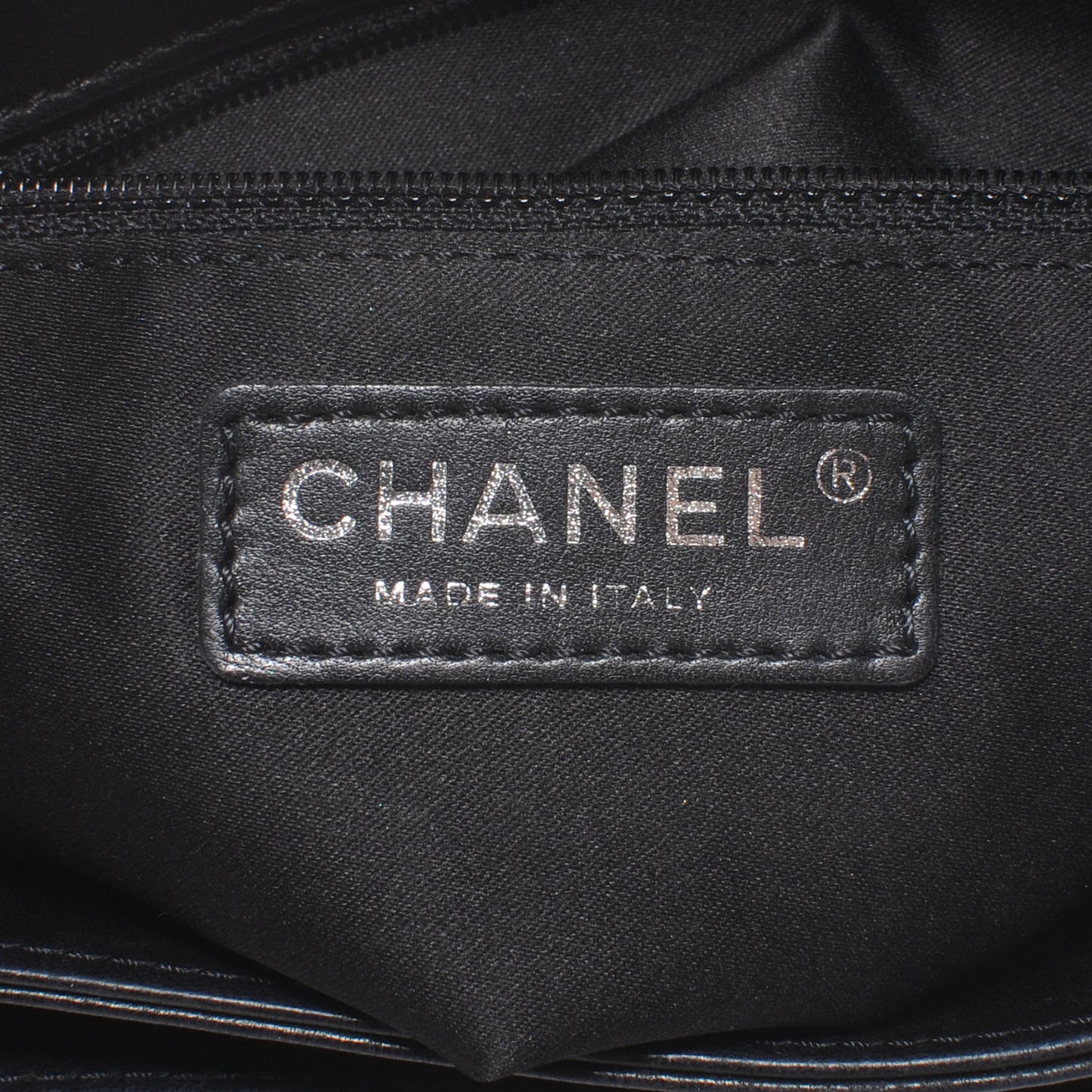 Lambskin Quilted Chanel 3 Large Accordion Flap Black Black