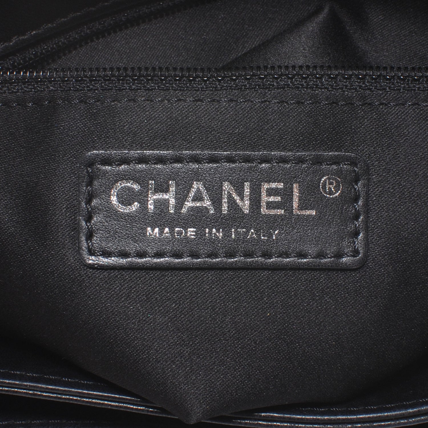 Chanel Lambskin Quilted Chanel 3 Large Accordion Flap Black Black 7 of 8