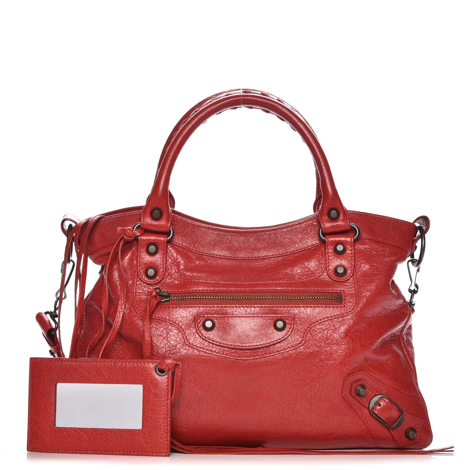 Balenciaga Agneau Classic Hardware Town Rouge Lipstick 1 of 8