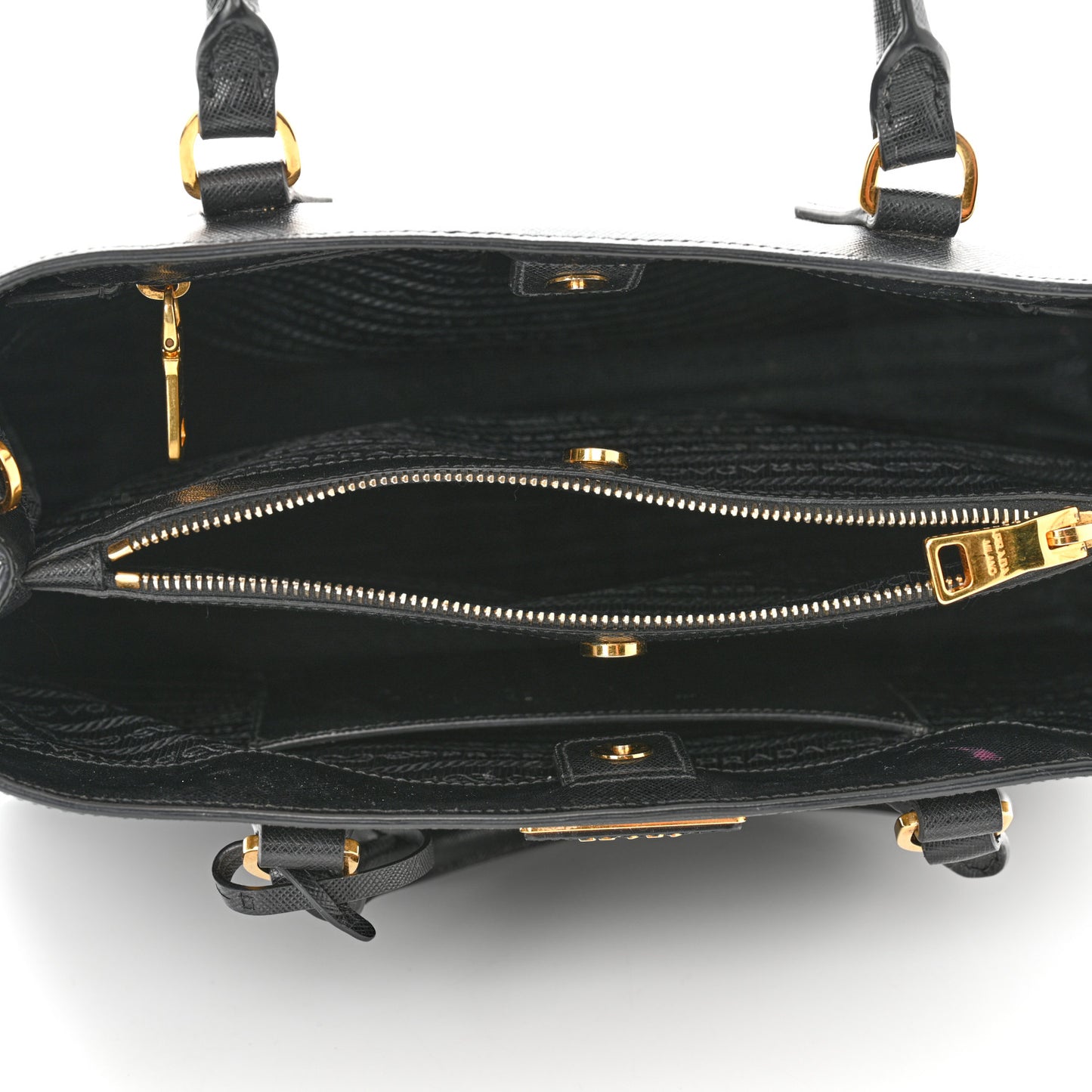 Saffiano Lux Medium Tote Black