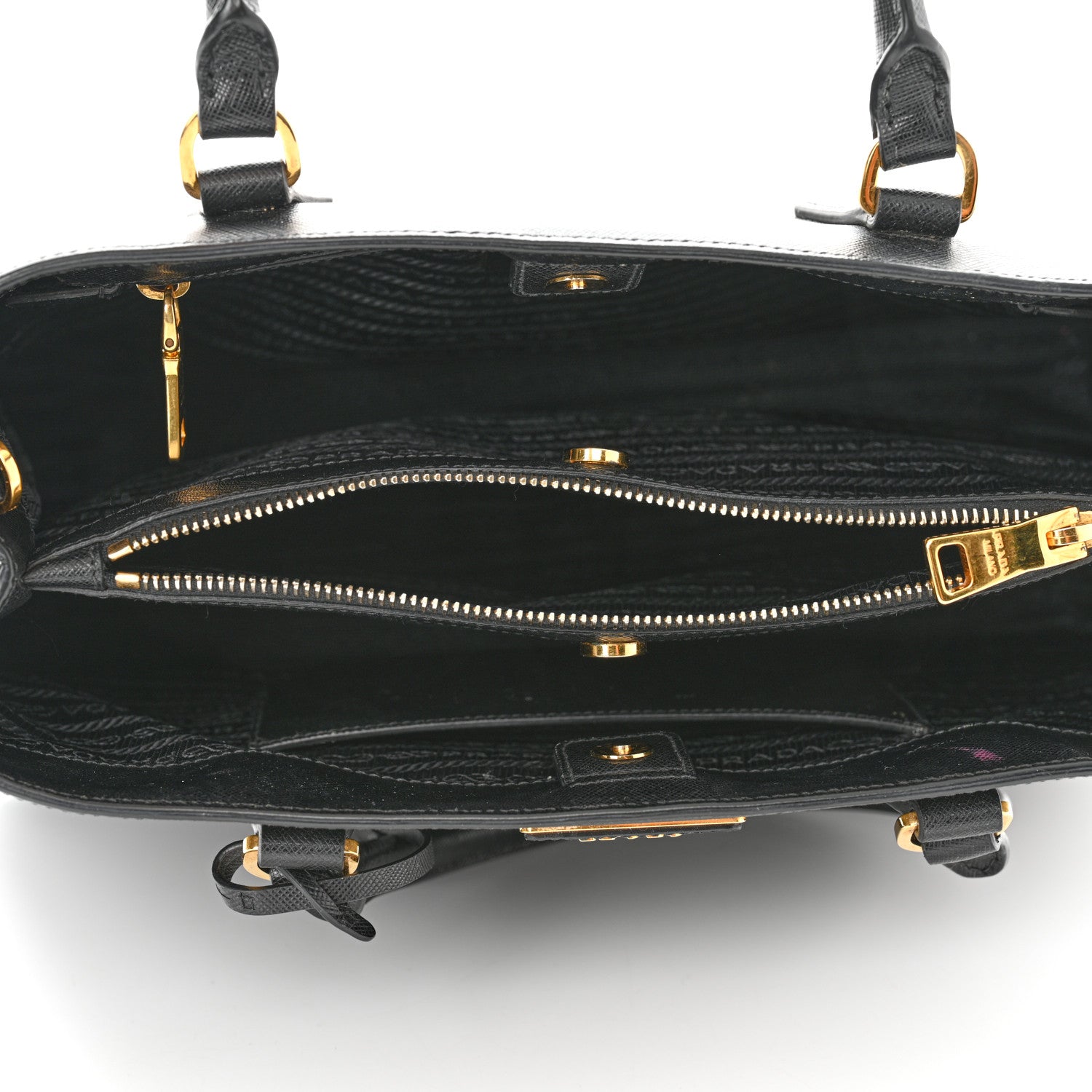 Prada Saffiano Lux Medium Tote Black 5 of 13