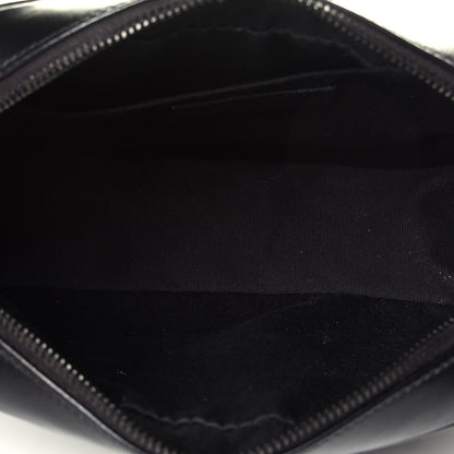 Saint Laurent Calfskin Matelasse Monogram Lou Camera Bag Black 5 of 9