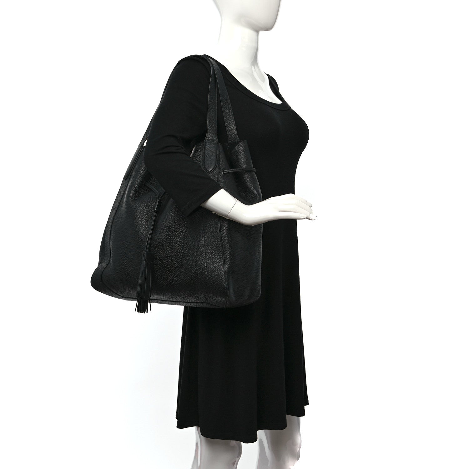 Mulberry Heavy Grain Calfskin Small Millie Tote Black 2 of 11