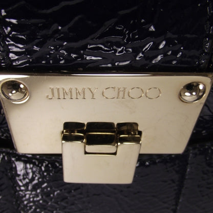 Jimmy Choo Crushed Patent Riki Bag Blue 10 of 11