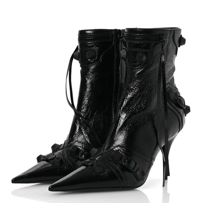 Balenciaga Agneau Arena Cagole 70mm Ankle Boots 38 Black 4 of 12