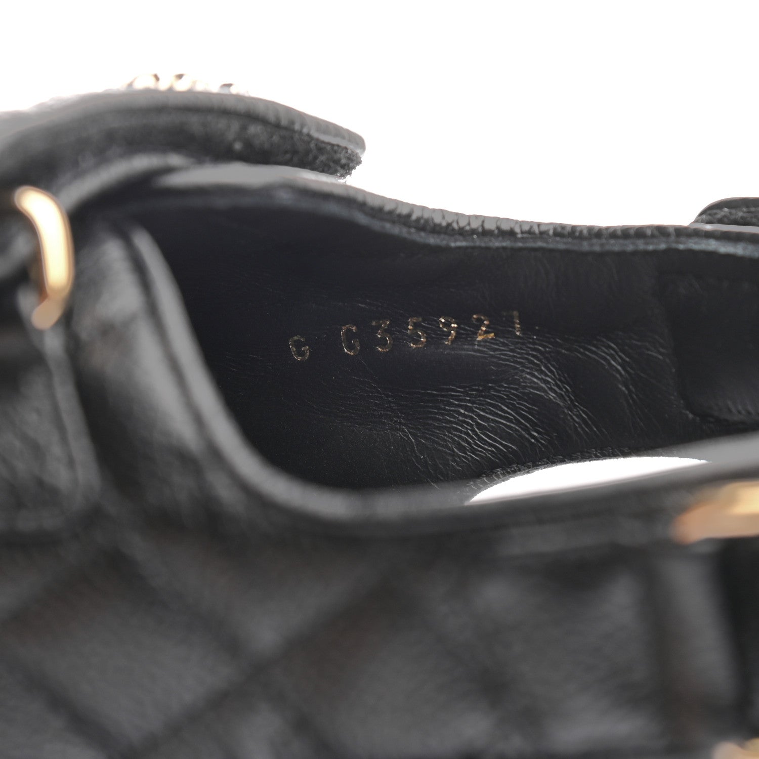 Chanel Grained Calfskin Velcro Dad Sandals 38 Black 8 of 8