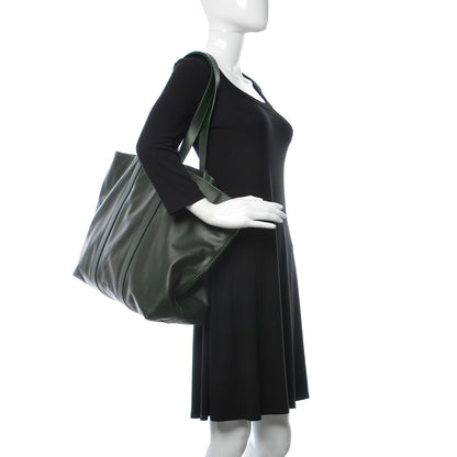 Mansur Gavriel Calfskin East West Shopping Tote Moss 2 of 8