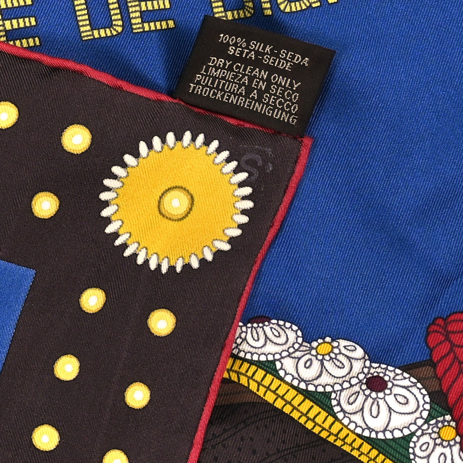 Hermes Silk Selle De Dignitaire Scarf 90 4 of 4