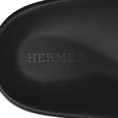 Hermes Calfskin Womens Chypre Sandals 37 Gold 8 of 10