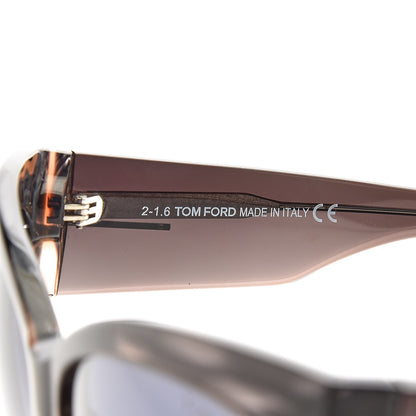 Tom Ford Anoushka Sunglasses TF371 Melange Grey Peach 5 of 8