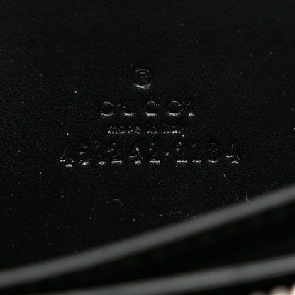 Gucci GG Supreme Monogram Zip Around Card Case Black 6 of 6