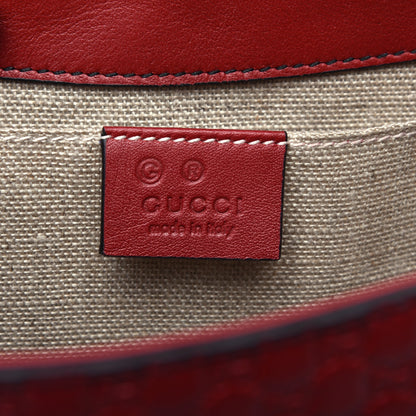 Gucci Microguccissima Medium Emily Chain Shoulder Bag Red 6 of 9