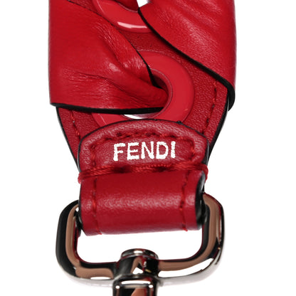 Fendi Vitello Liberty Shiny Nappa Lace Up Bow Mini Strap You Fiamma 5 of 8
