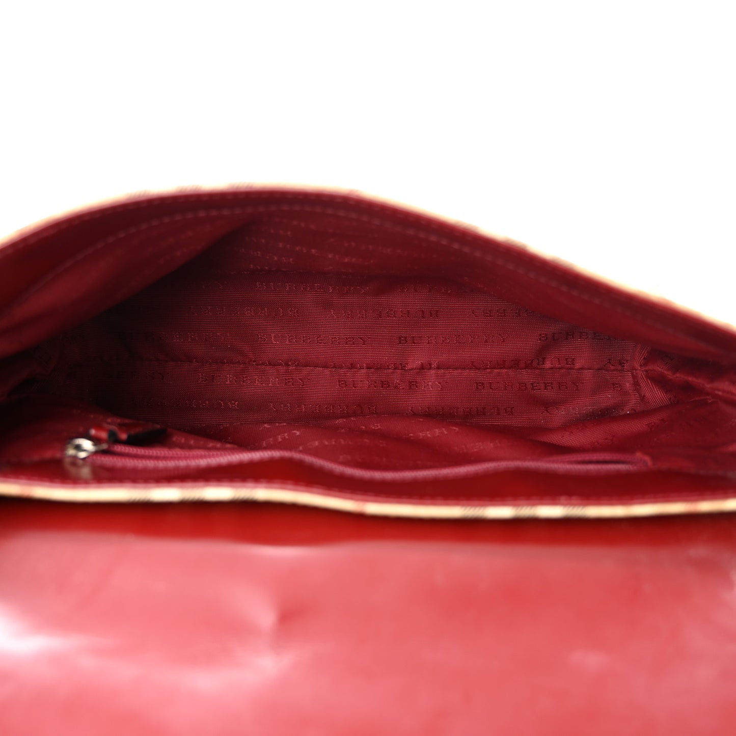 Haymarket Check Shoulder Bag Military Red