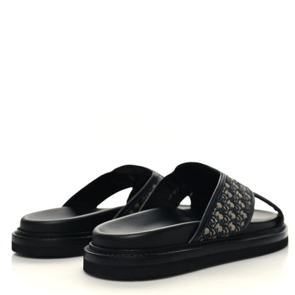 Christian Dior Oblique Mens Aqua Sandal 41 Blue 4 of 10