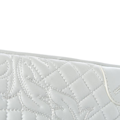 Versace Nappa Barocco Quilted Altea Vanitas Satchel White 17 of 17