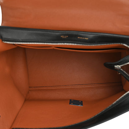 Celine Smooth Calfskin Suede Medium Tri-Color Trapeze White 5 of 11