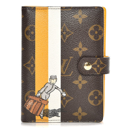 Louis Vuitton Monogram Groom Small Ring Agenda Cover Yellow 1 of 16
