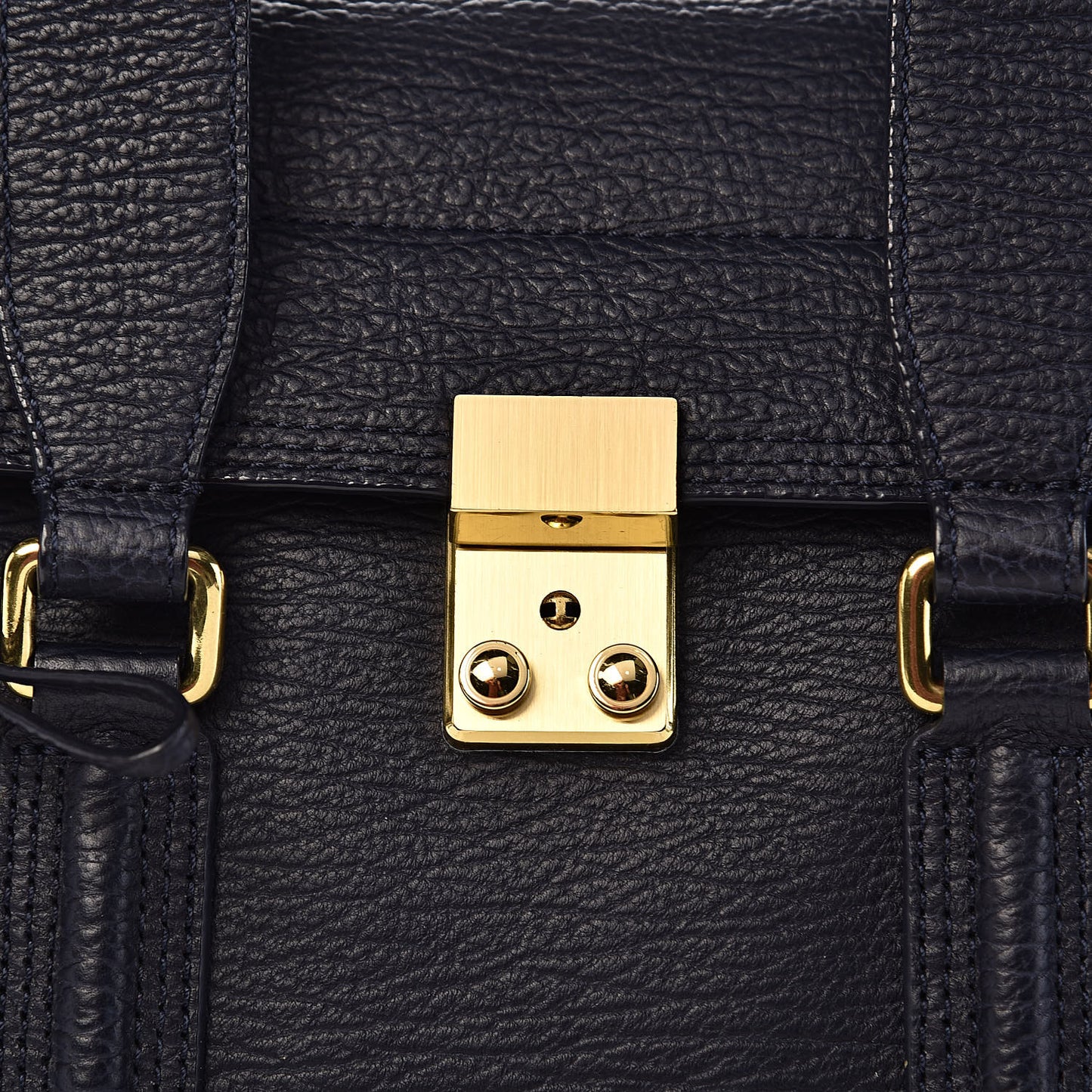 3.1 Textured Calfskin Medium Pashli Satchel Ink