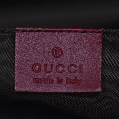 Gucci GG Monogram Medium Web Handle Vertical Tote Red 8 of 11