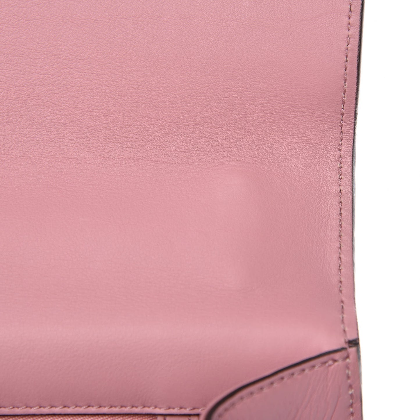 Moon Calfskin Medium Padlock Shoulder Bag Carmine Rose