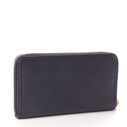 Prada Vitello Daino Zip Around Wallet Uva 3 of 10