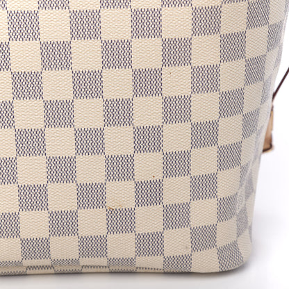 Louis Vuitton Damier Azur Neo Neverfull MM Rose Ballerine 13 of 16