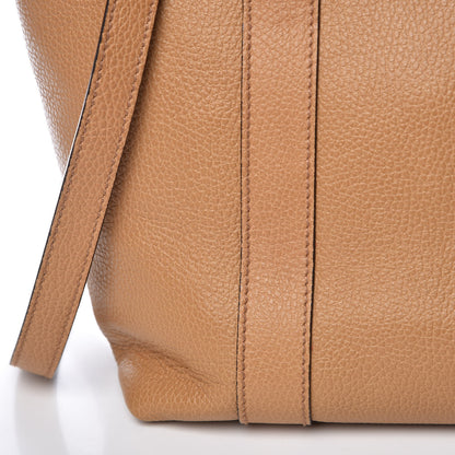 Gucci Calfskin Bamboo Top Handle Tote Tan 11 of 12
