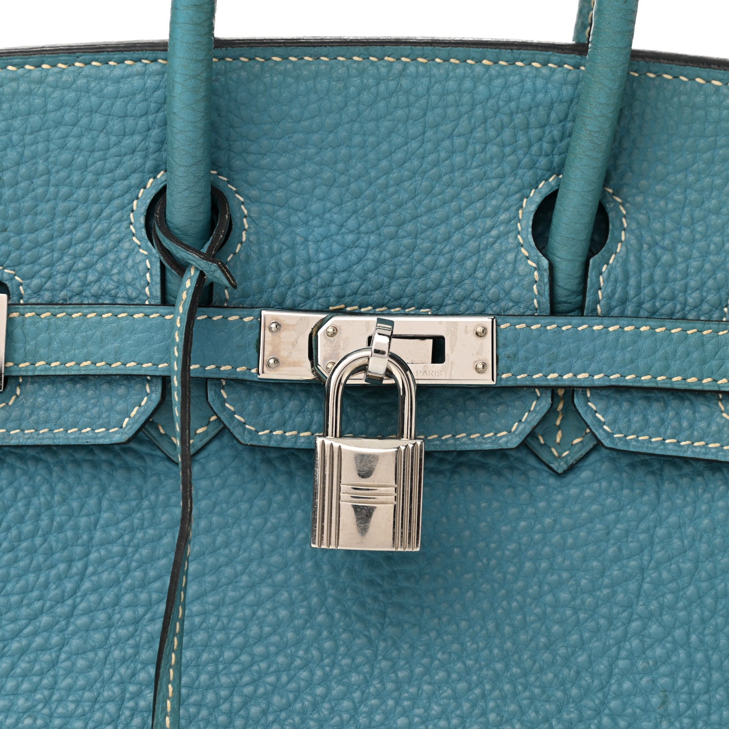 Hermes Togo Birkin 25 Blue Jean 7 of 15
