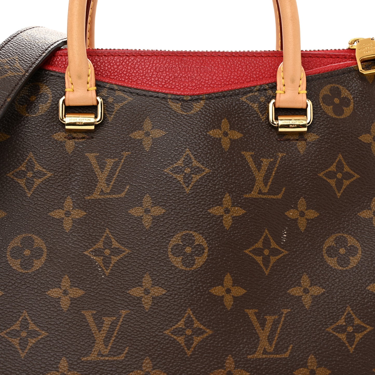 Monogram Pallas BB Cherry