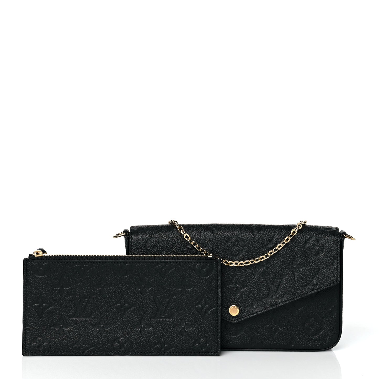 Empreinte Pochette Felicie Chain Wallet Black