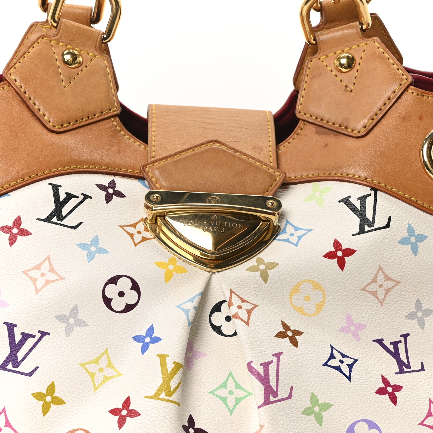 Louis Vuitton Monogram Multicolor Ursula White 8 of 10