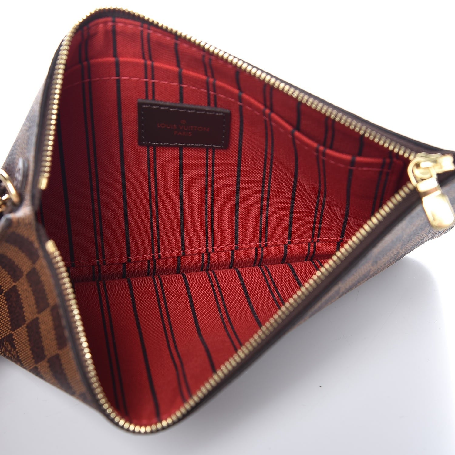 Louis Vuitton Damier Ebene Neverfull MM GM Pochette 5 of 8