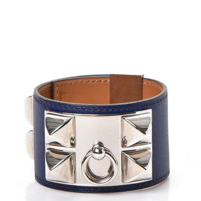 Hermes Swift Collier de Chien CDC Bracelet S Bleu Saphir 3 of 8