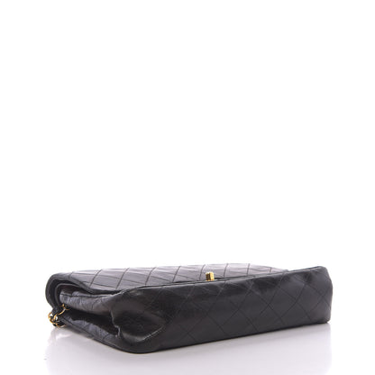 Chanel Lambskin Quilted Medium Double Flap Black 4 of 13