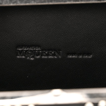 Alexander McQueen Nappa Studded Britannia Skull Box Clutch Black 6 of 10