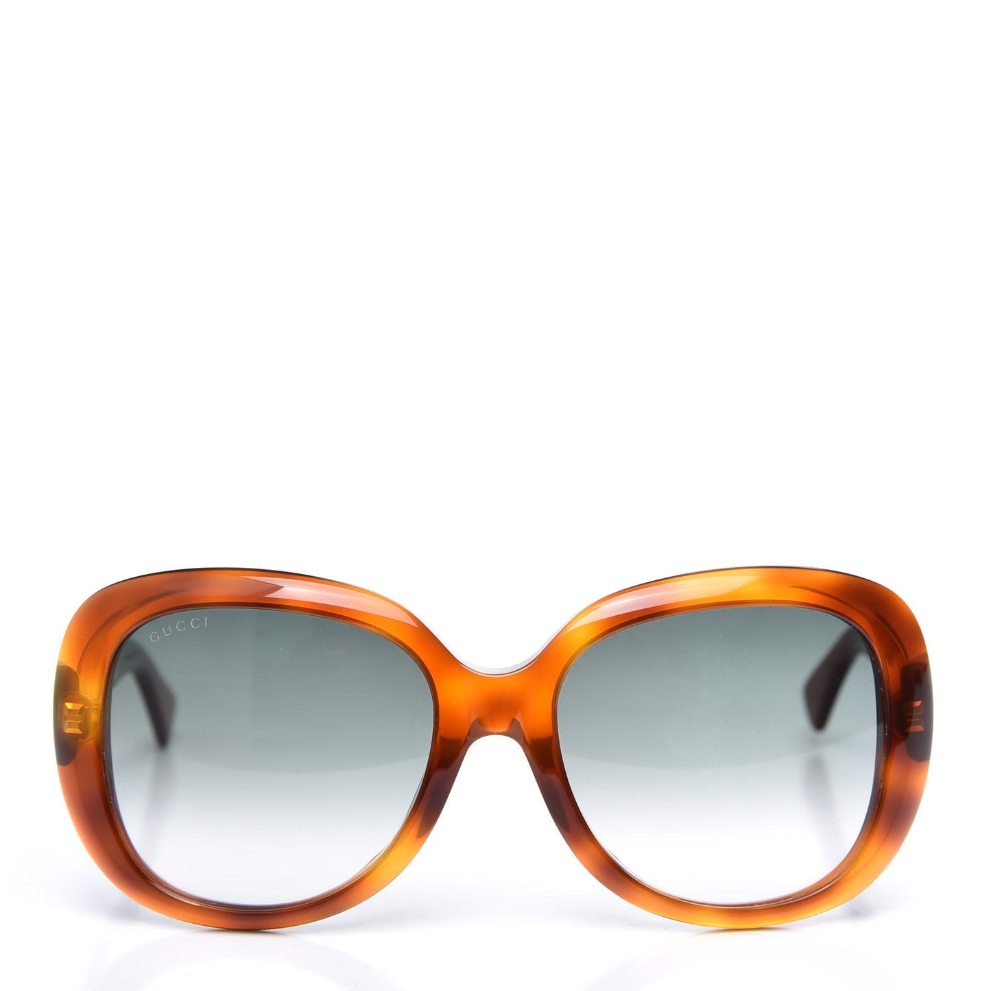 Round Sunglasses GG0140SA Avana Green
