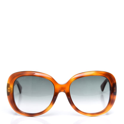 Gucci Round Sunglasses GG0140SA Avana Green 2 of 8