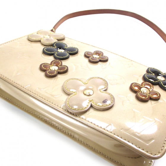 Louis Vuitton Vernis Lexington Fleur Pochette Beige 6 of 10