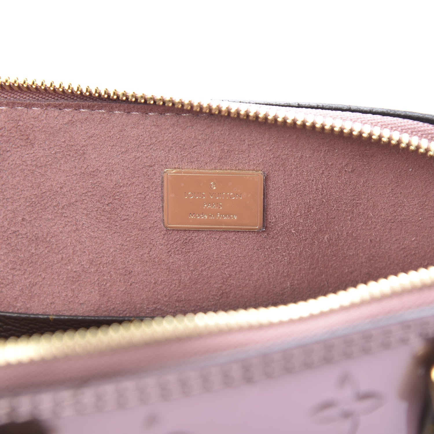 Louis Vuitton Vernis Epi Monogram Alma BB Rose Pale 6 of 10