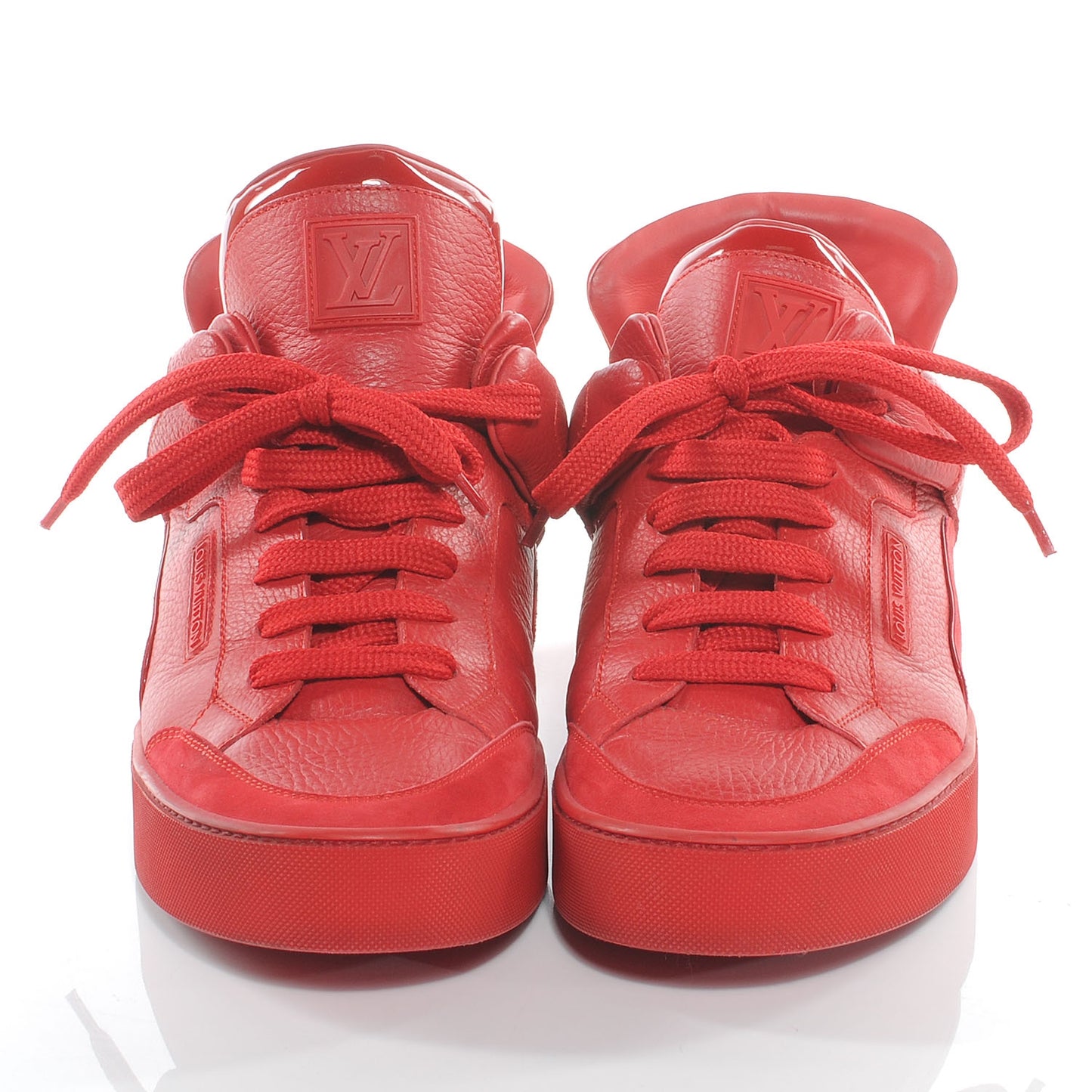 Leather Suede Don Sneakers 8.5 Red