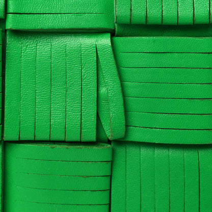 Bottega Veneta Nappa Maxi Intrecciato Fringed Cassette Crossbody Bag Parakeet 10 of 12