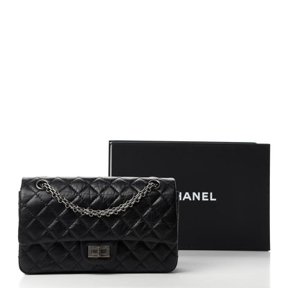 Chanel Aged Calfskin Quilted 2.55 Reissue 225 Flap Black 12 of 12