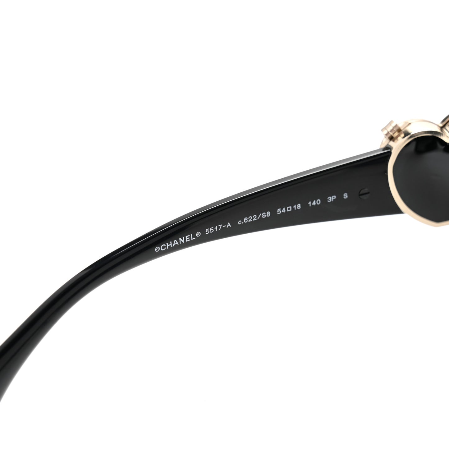 Acetate Enamel Heart Butterfly Sunglasses 5517 Black