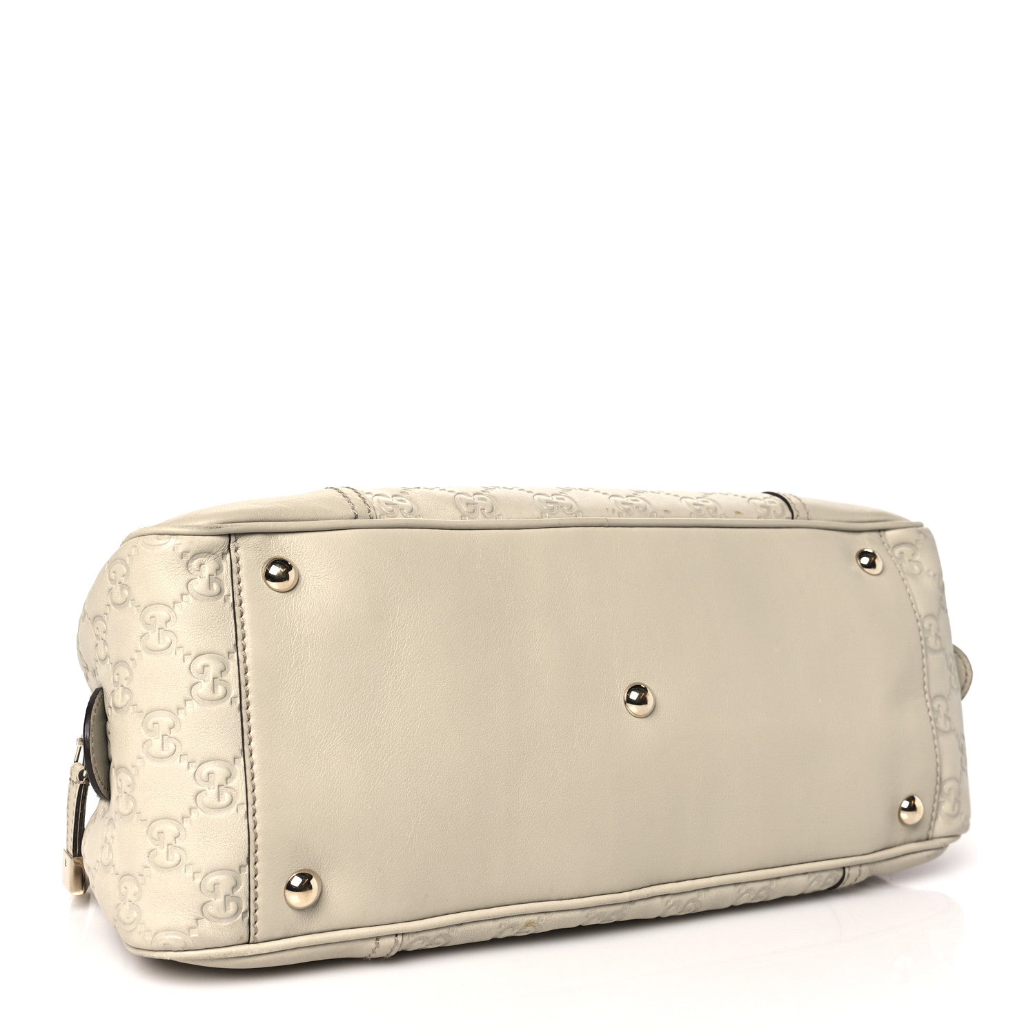 Gucci Guccissima Small Princy Satchel Off White 4 of 10