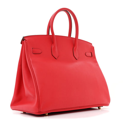 Hermes Epsom Birkin 35 Rouge Casaque 3 of 12