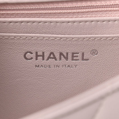 Chanel Lambskin Quilted Mini Rectangular Flap Light Purple 6 of 9